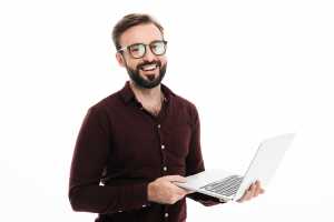portrait smiling handsome man eyeglasses 300x200 - Top Tips for Laptops That You Will Love To Learn